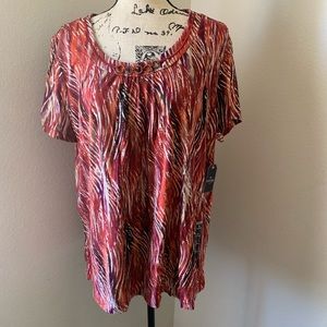 St. jhons Bay ladies short sleeve shirt size 1X